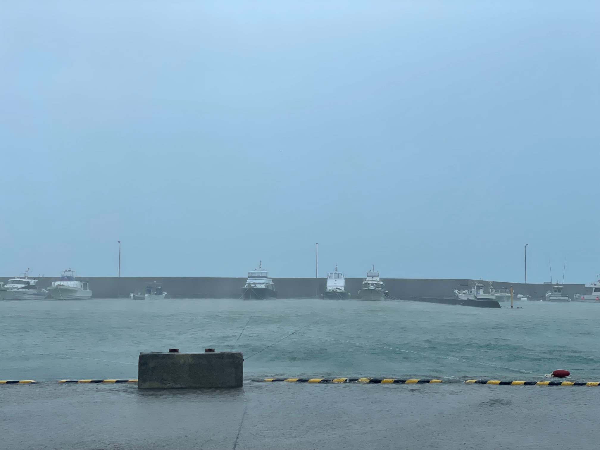 台風の影響3日目